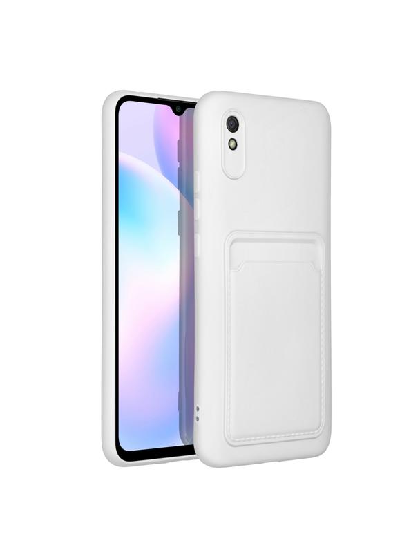 Futerał CARD CASE do XIAOMI Redmi 9A / 9AT biały