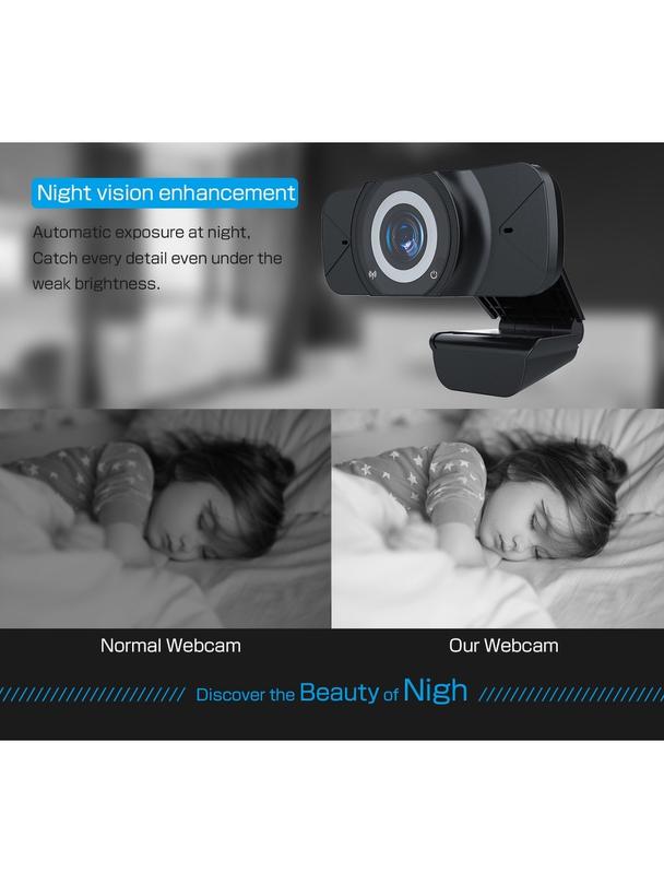 Kamera internetowa Full HD 1920*1080p/30fps ECM-CDV126C czarna