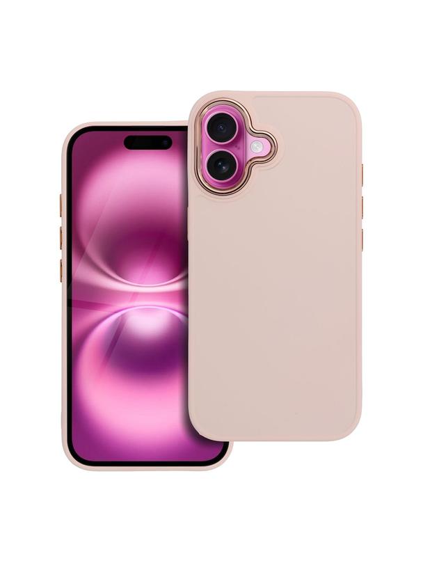 Futerał FRAME do IPHONE 16 pudrowy róż