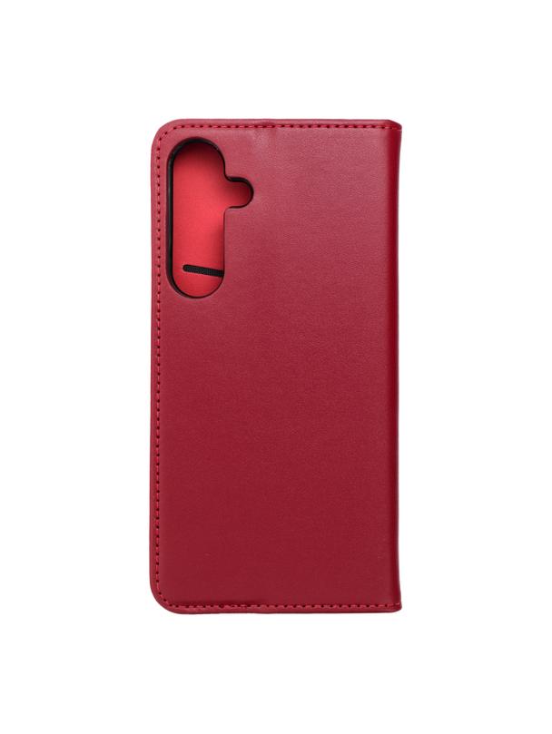 Kabura SMART PRO Book skórzana do SAMSUNG S25 Plus bordowy