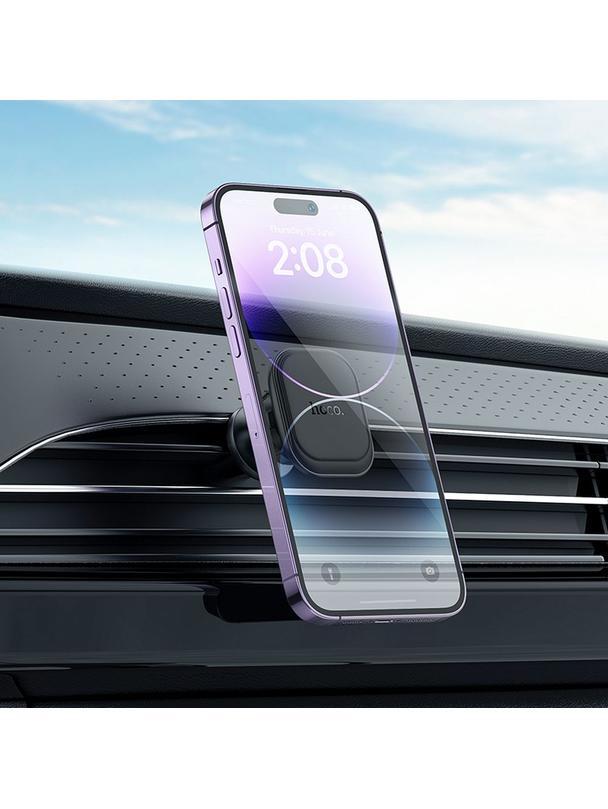 Uchwyt na telefon do samochodu magnetyczny Hoco do kratki H29 czarny