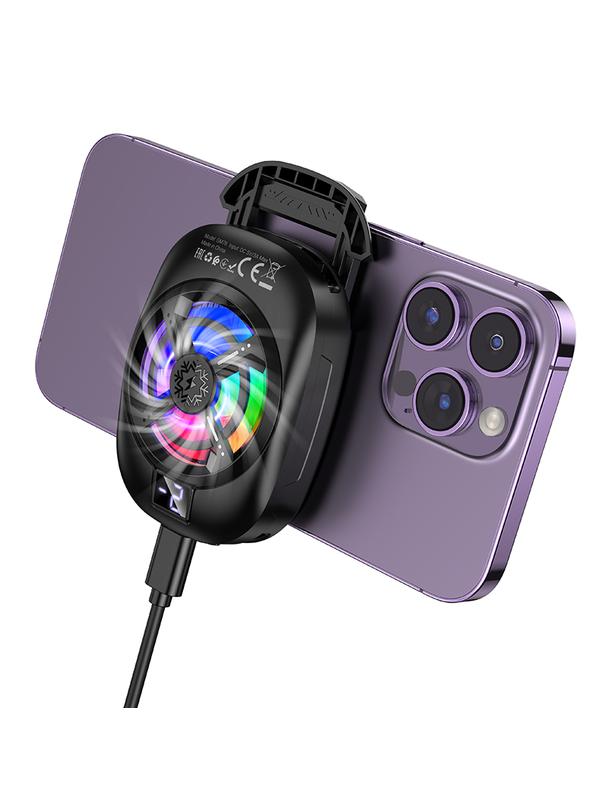 Wiatrak / wentylator do telefonu Hoco GM76 czarny