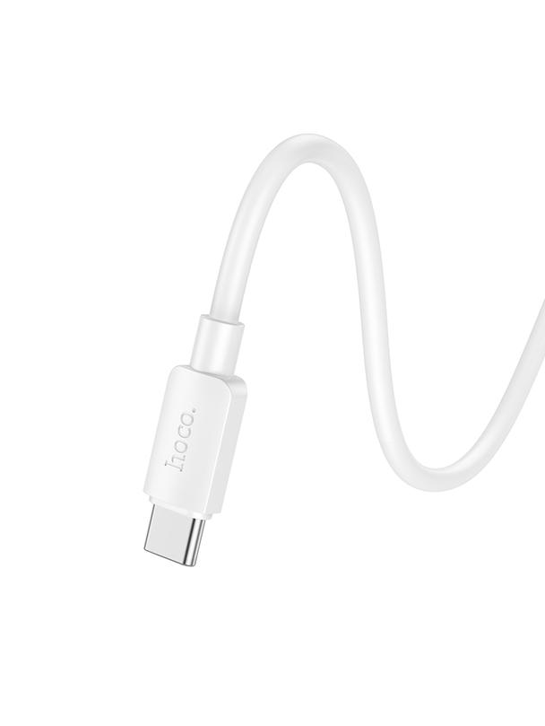 Kabel USB A do USB C Hoco PD 6A 100W 1 m X96 biały