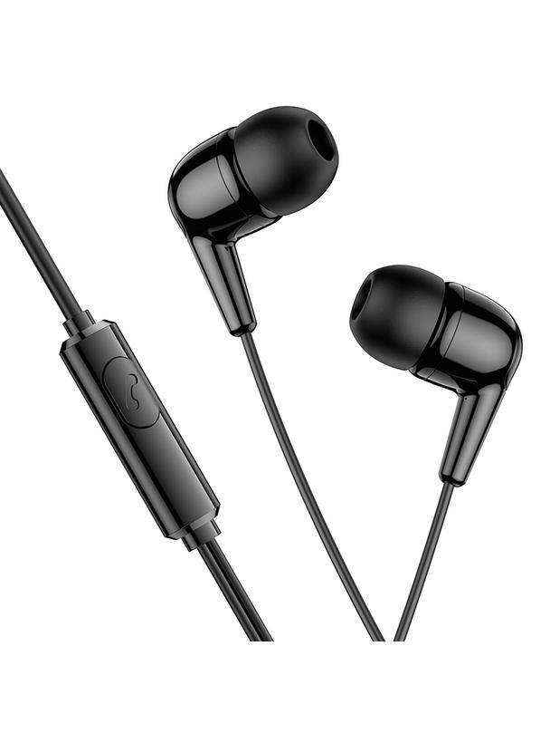 Słuchawki przewodowe douszne Jack 3,5 mm Hoco M97 czarne