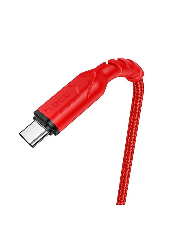 Kabel USB A do USB C Hoco QC 3A 1 m X59 czerwony