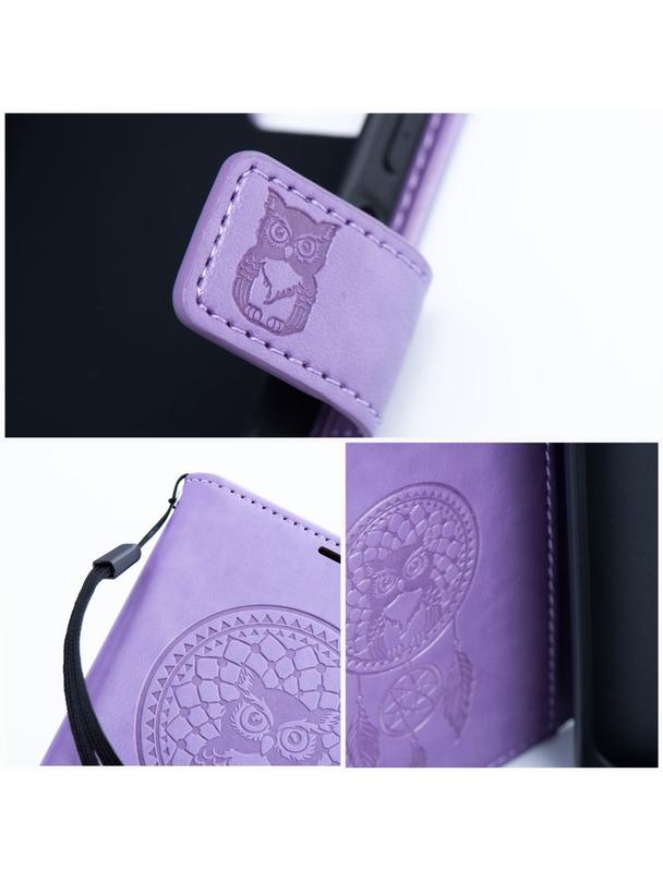 Kabura MEZZO Book do SAMSUNG S25 FE łapacz snów fioletowy