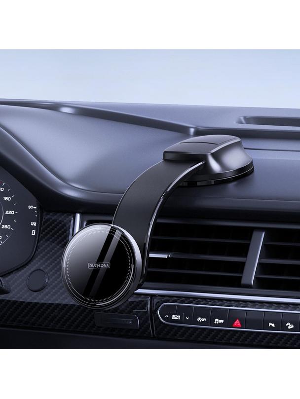 DUZZONA V3  - uchwyt samochodowy indukcyjny do deski kompatybilny z MagSafe 15W czarny