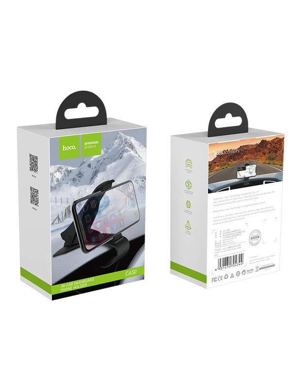 EOL Uchwyt na telefon do samochodu klips Hoco do deski CA50 czarny