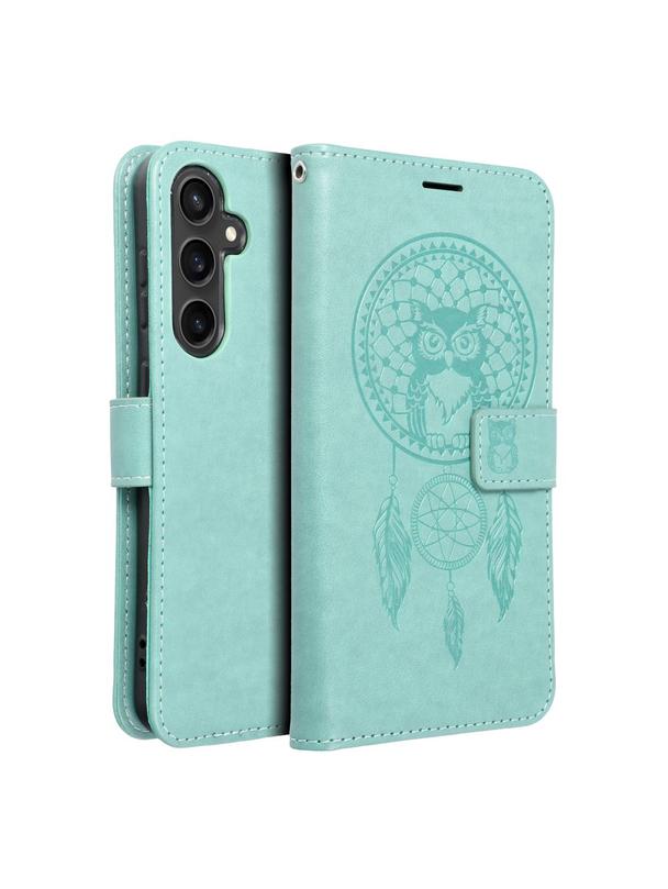 Kabura MEZZO Book do SAMSUNG S23 FE łapacz snów zielony