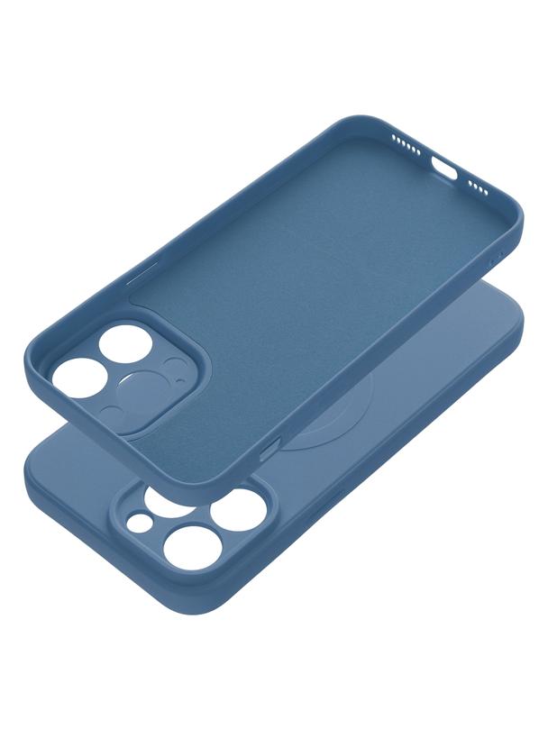 Futerał SILICONE MAG COVER kompatybilny z MagSafe do IPHONE 14 Pro Max niebieski