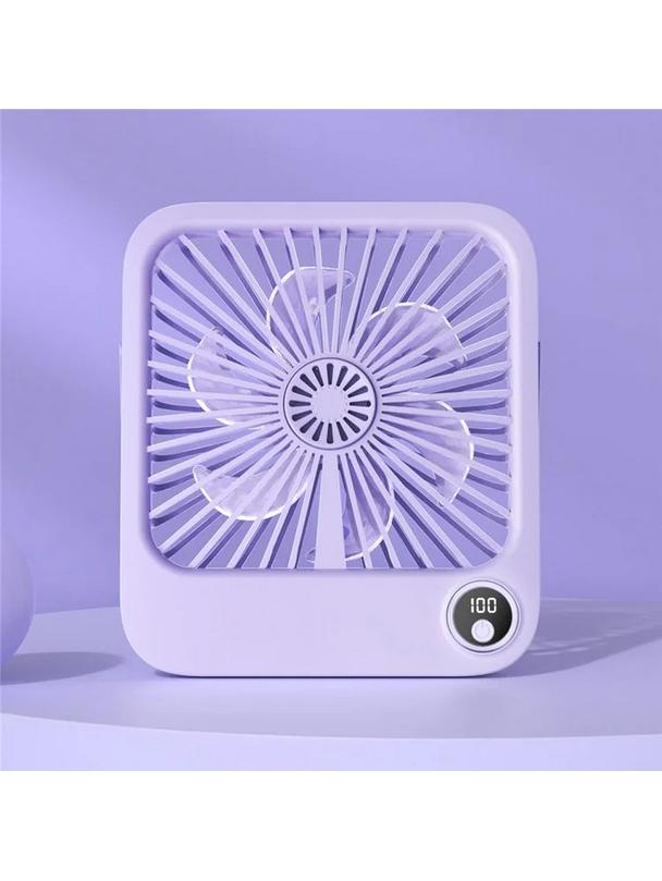 Wentylator / wiatrak biurkowy z regulowaną podstawką W30 fioletowy