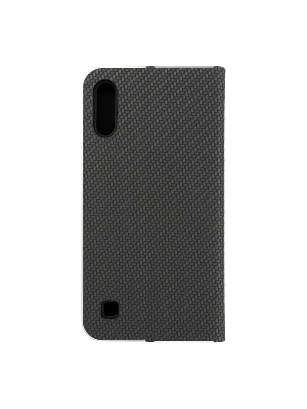Kabura LUNA Book Carbon do SAMSUNG A10 czarny