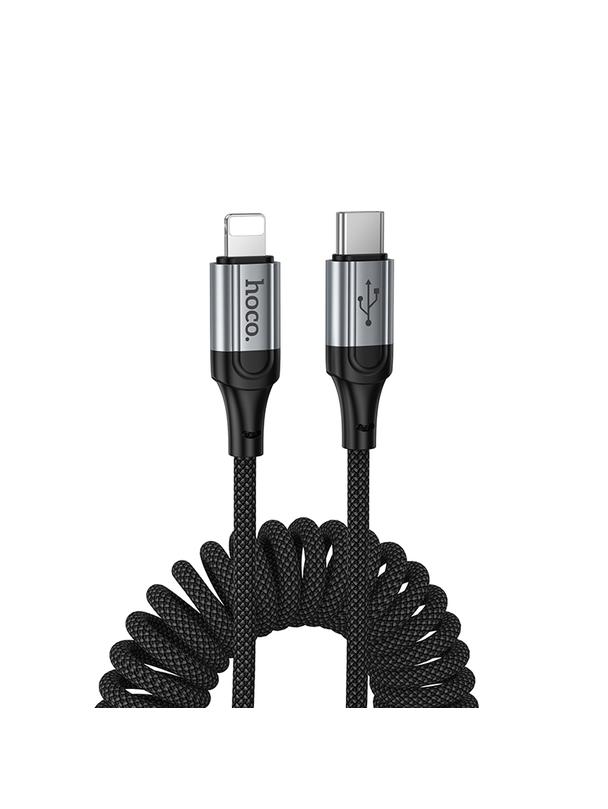 Kabel USB C do Lightning Hoco PD 2,4A 1,5 m X121 czarny