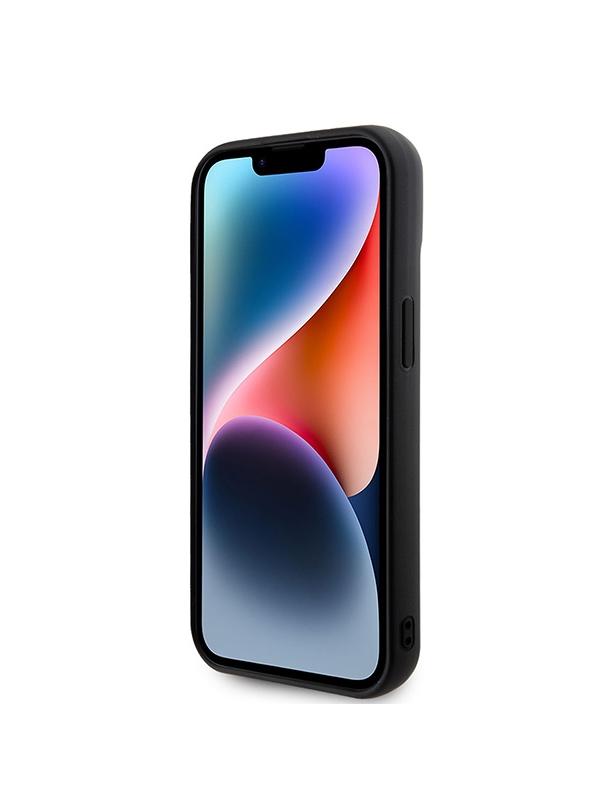 KARL LAGERFELD futerał do IPHONE 15 KLHCP15S3DMBKCK (3D Logo Glitter) czarny