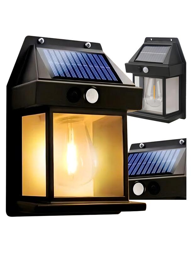 Lampa solarna LED do ogrodu elewacyjna RC-K-1536 czarna
