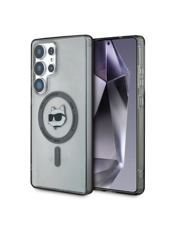 KARL LAGERFELD futerał do SAMSUNG S25 Ultra KLHMS25LHLSCHK (Magnetic IML Metal Choupette Head) czarny