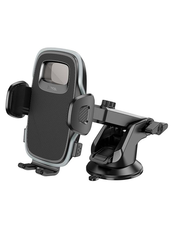 Uchwyt na telefon do samochodu uniwersalny Hoco do szyby / deski H15 czarny