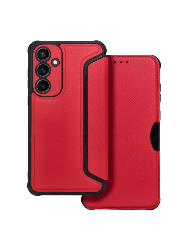 Kabura RAZOR Book do SAMSUNG A55 5G czerwony