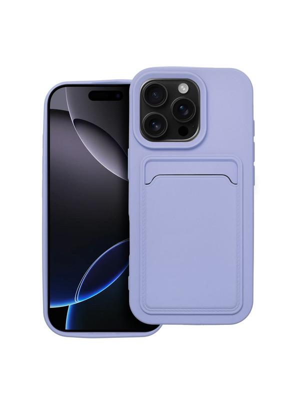 Futerał CARD CASE do IPHONE 16 Pro fioletowy