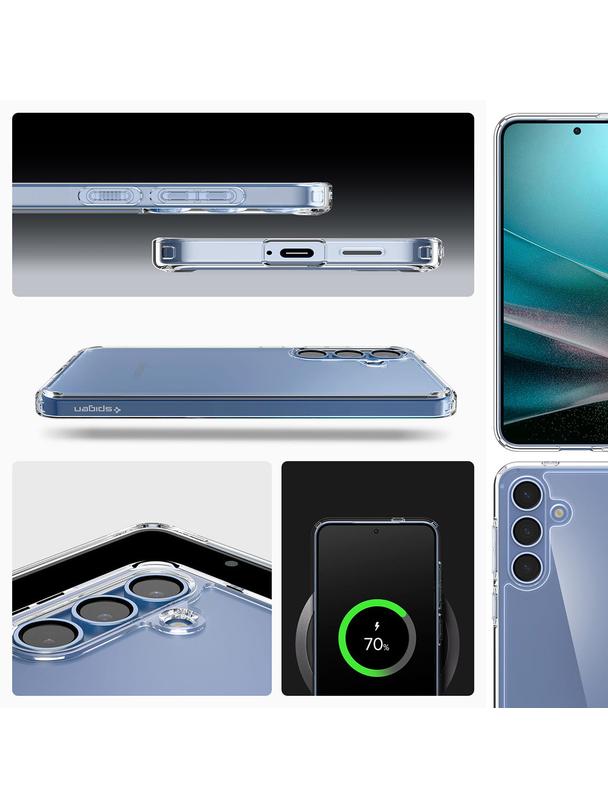 SPIGEN futerał ULTRA HYBRID do SAMSUNG S25 crystal clear