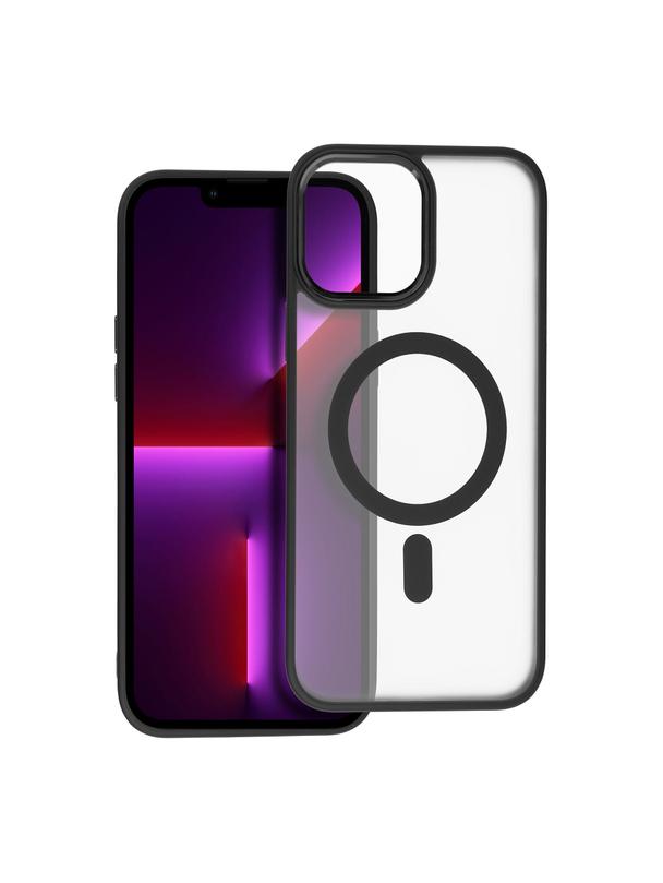 Futerał MATTE MAG COVER kompatybilny z MagSafe do IPHONE 13 Pro Max czarny