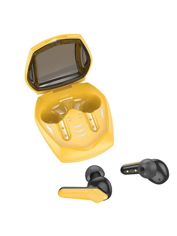 Słuchawki bezprzewodowe douszne Hoco TWS EW28 żółte