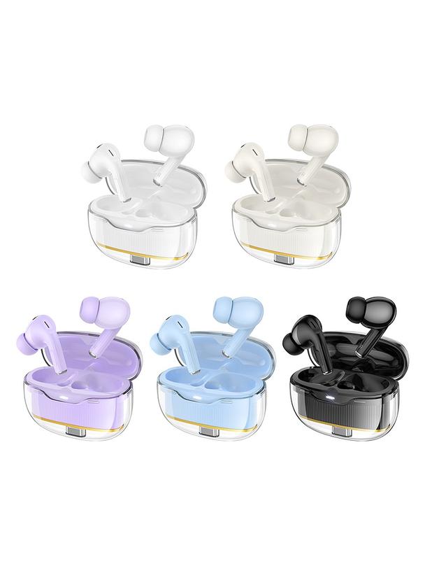 EOL Słuchawki bezprzewodowe douszne Hoco TWS EW54 białe mleczne