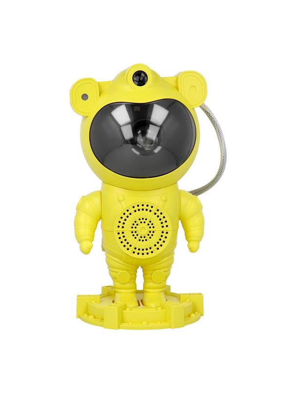 Projektor gwiazd astronauta z głośnikiem bluetooth X2504 żółty
