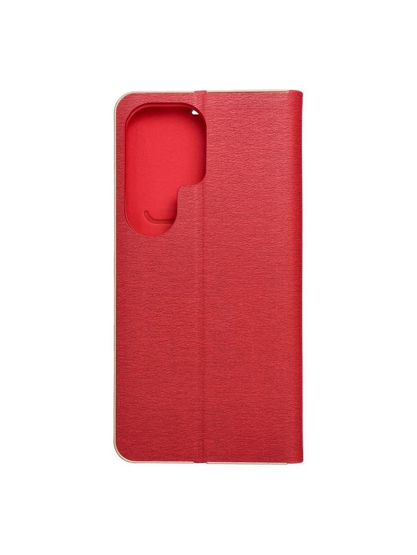 Kabura LUNA Book Gold do SAMSUNG S26 Ultra czerwony