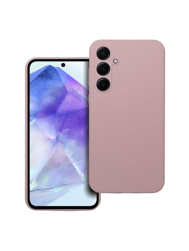 Futerał SILICONE 2mm do SAMSUNG A55 5G pudrowy róż