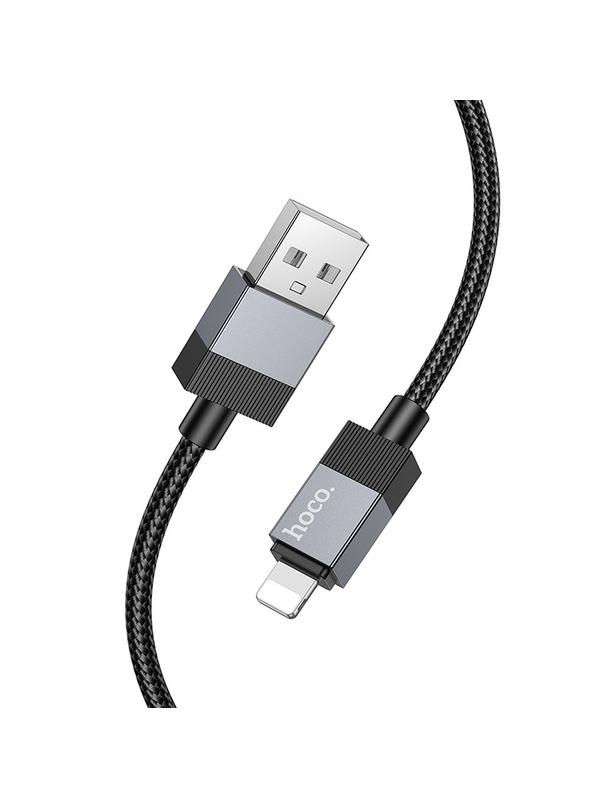 Kabel USB A do Lightning Hoco 2,4A 1 m X110 czarny