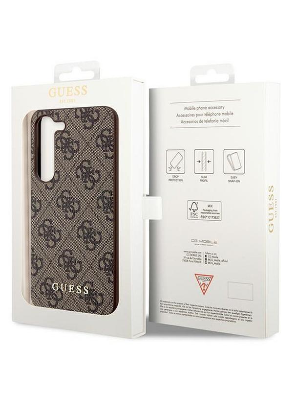 GUESS futerał do SAMSUNG A55 GUHCSA55GF4GBR (PU 4G with Charm) brązowy