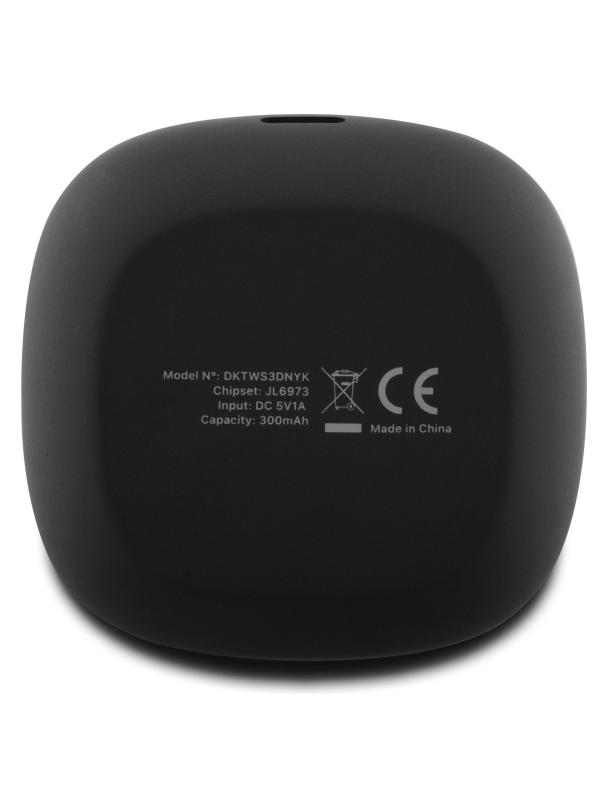 Słuchawki bezprzewodowe douszne Dkny TWS 3D Rubber Matte Finish DKTWS3DNYAK czarne