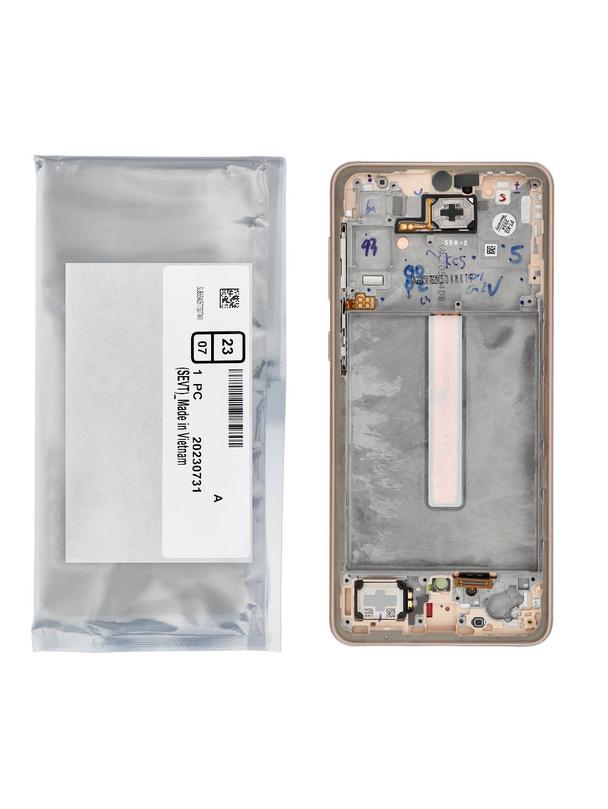 ServicePack Wyświetlacz LCD SAMSUNG A33 5G A336B GH82-28143D Gold