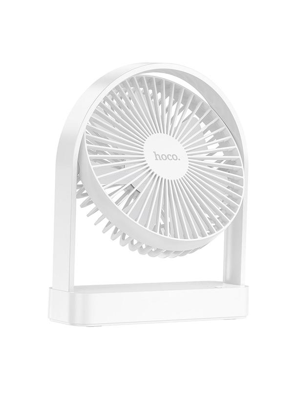 Wentylator biurkowy Hoco ultra cienki HX65 biały