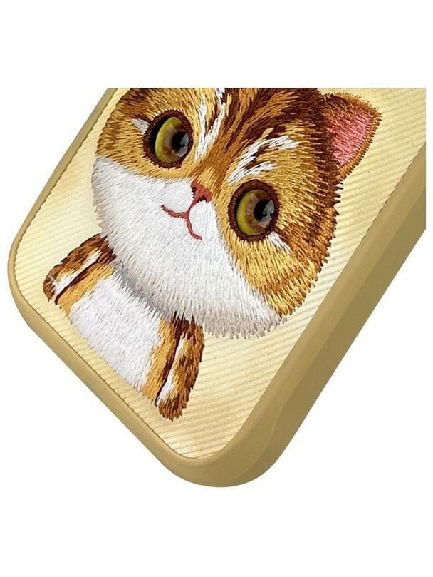 NIMMY futerał BIG EYED PET 2.0 Cat do IPHONE 16 Pro Max khaki