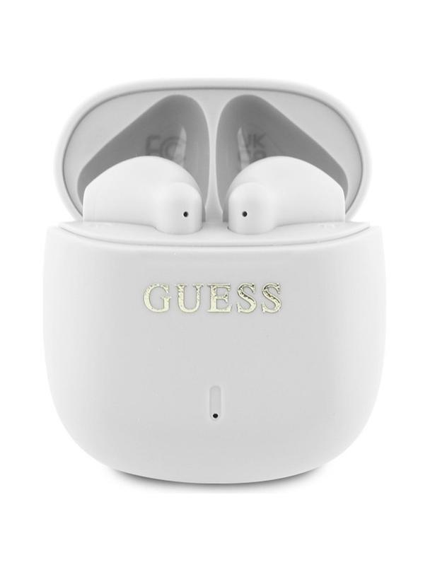 GUESS słuchawki bezprzewodowe bluetooth TWS GUTWSJ14ESGH (Printed Classic Logo) białe