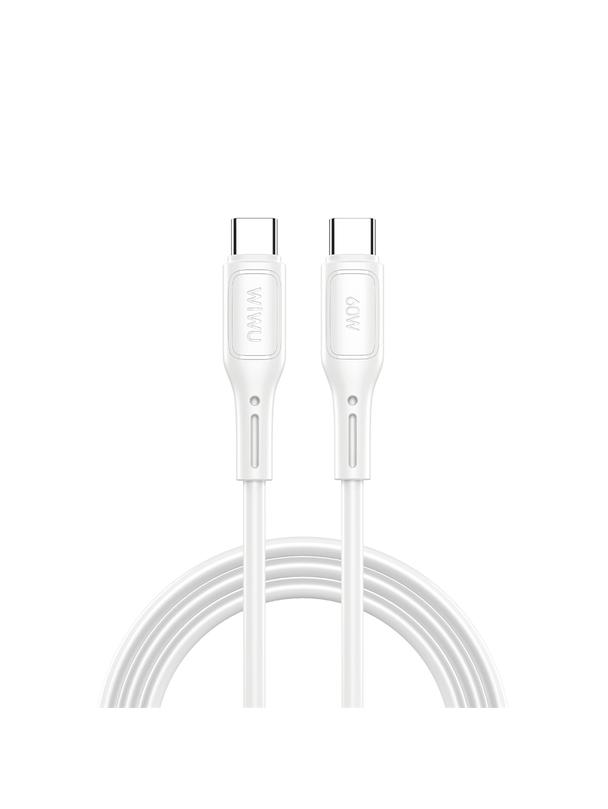 Kabel USB C do USB C Wiwu 30W Wi-C043E biały