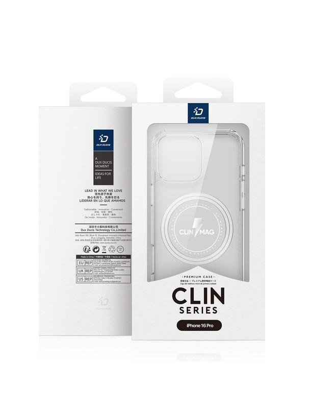 DUX DUCIS futerał CLIN MAG kompatybilny z MagSafe do IPHONE 16 Pro transparentny