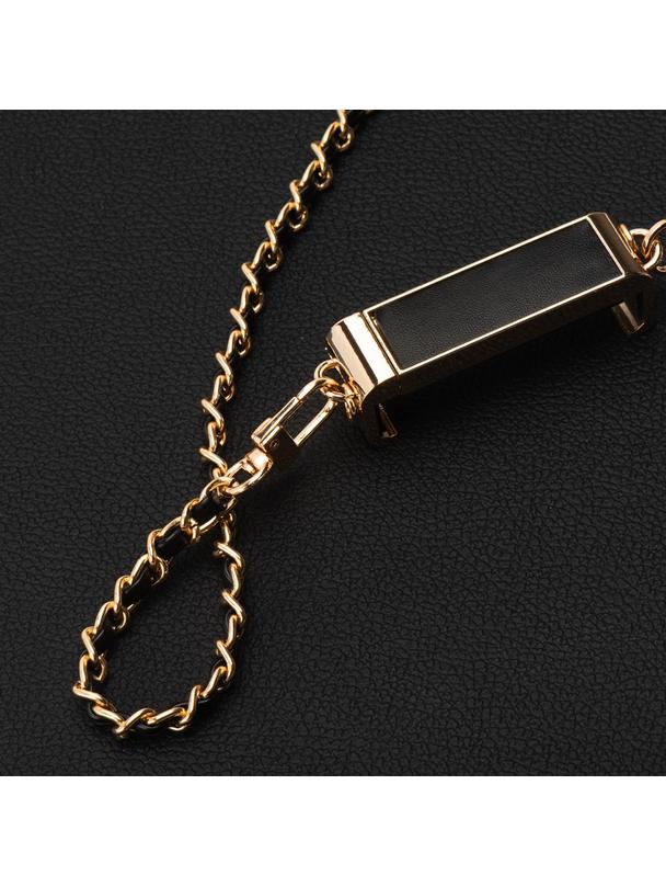 Łańcuch / Smycz z uchwytem GLAMOUR wszystkie modele max 80mm szer. CZARNY