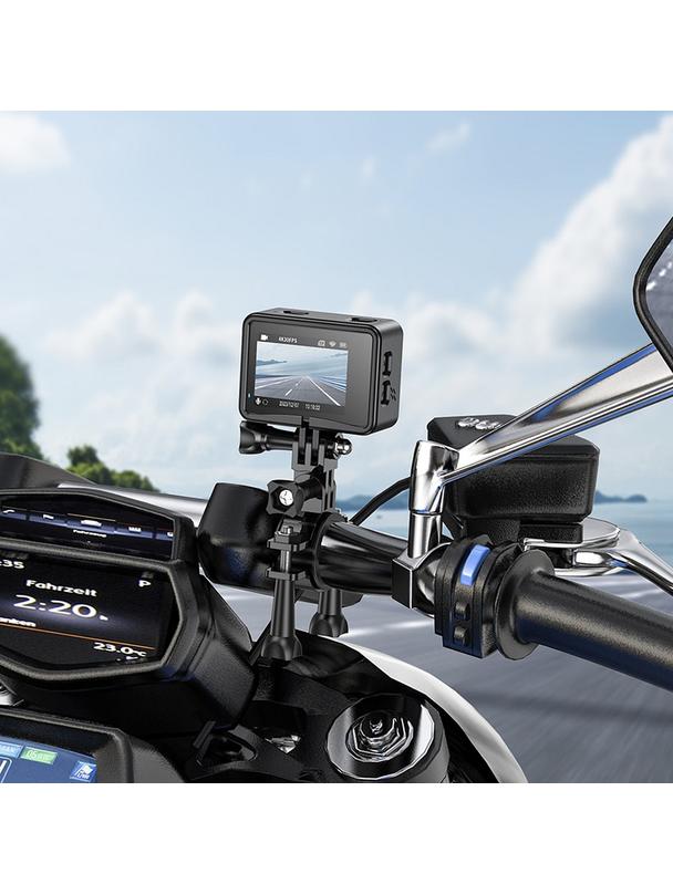 Kamera sportowa Hoco z dwoma wyświetlaczami 1,3" + 2" 4K/30fps DV101 czarna