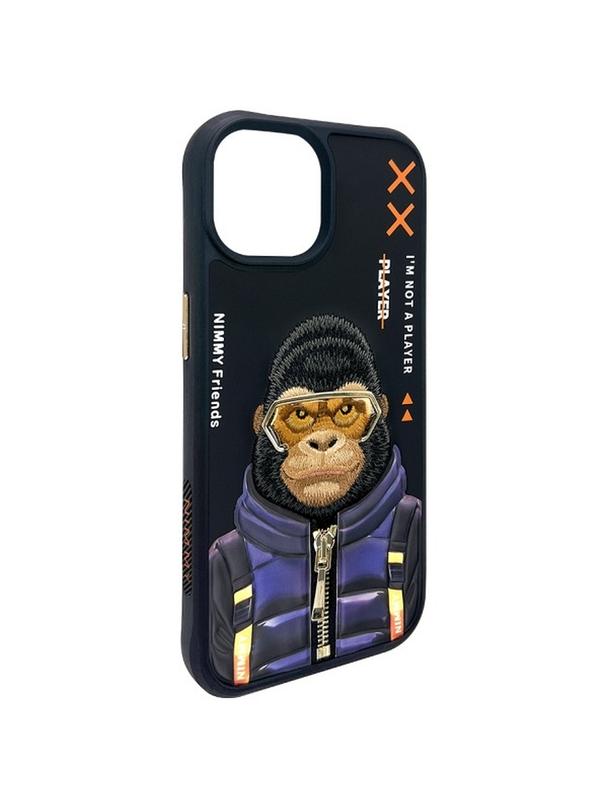 NIMMY futerał COOL&CUTE 2.0 Monkey do IPHONE 15 czarny