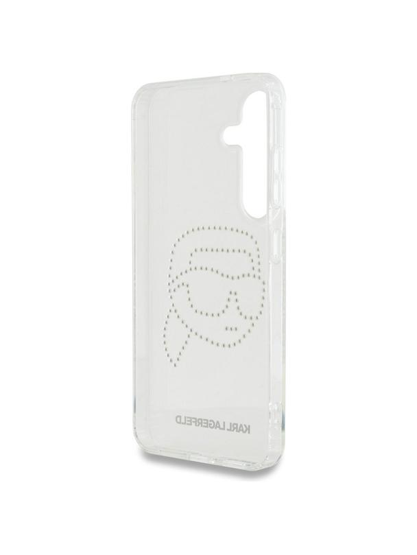 KARL LAGERFELD futerał do SAMSUNG S25 KLHCS25SHKHDCELT (IML Rhinestones K Head) transparentny