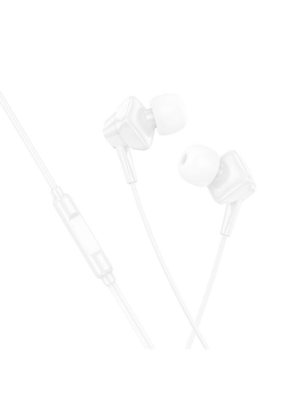 Słuchawki przewodowe douszne Lightning Hoco M113 białe