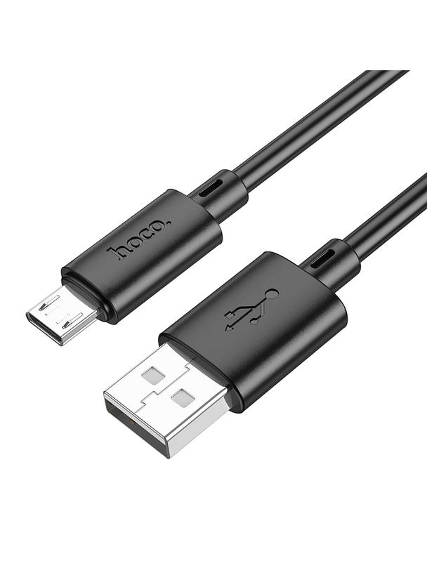 Kabel USB A do Micro USB Hoco 2,4A 1 m X88 czarny