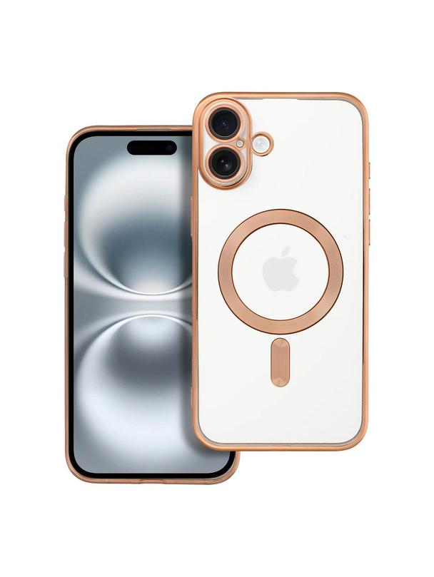 Futerał ELECTRO MAG COVER kompatybilny z MagSafe do IPHONE 16 Plus złoty