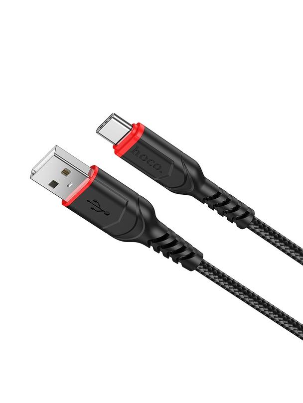 Kabel USB A do USB C Hoco QC 3A 1 m X59 czarny