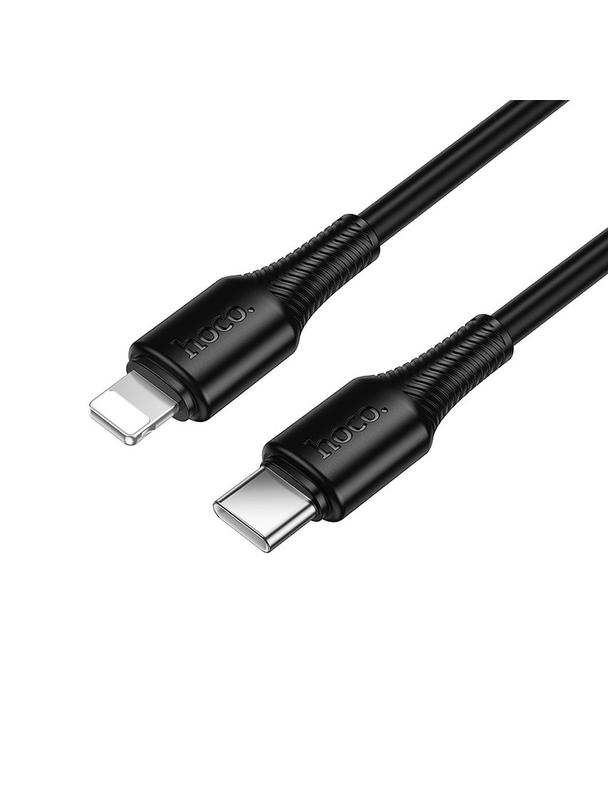 Kabel USB C do Lightning Hoco PD 27W 1 m X120 czarny