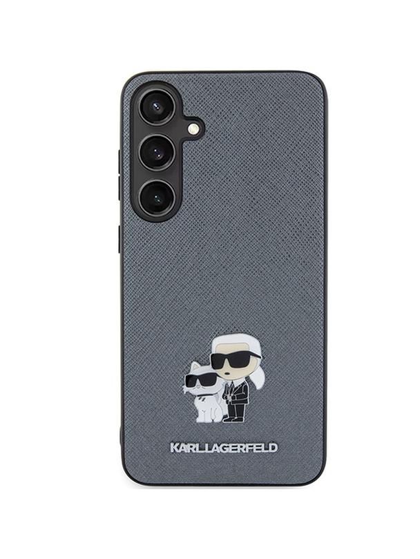 KARL LAGERFELD futerał do SAMSUNG S24 Plus KLHCS24MPSAKCMPG (SAFFIANO KC PIN) szary
