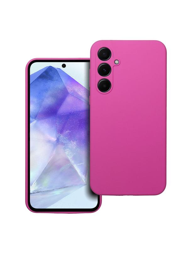 Futerał SILICONE 2mm do SAMSUNG A55 5G róż